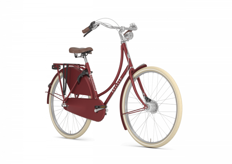 Gazelle Classic Nostalgierad mit 3 Gang, Nabendynamo, Rollerbrake vorne, 57er Rahmen,  Farbe: Rot